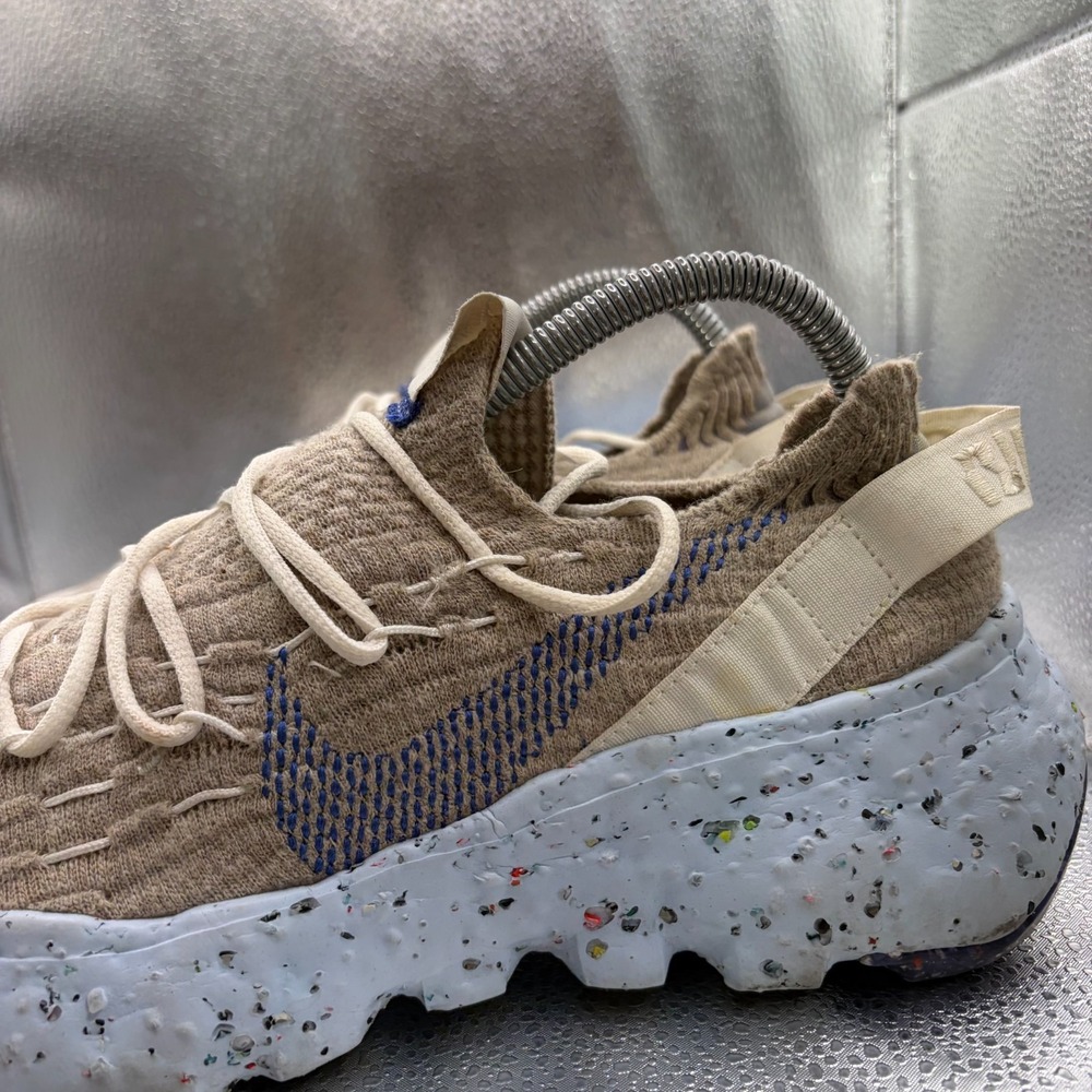 Size 8 Nike Space Hippie 04 Sail Astronomy Blue Womens Athletic Shoes CD3476-101 - Picture 6 of 12